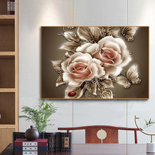 Lade das Bild in den Galerie-Viewer, Blume - voller quadratischer Diamant - 50x40cm
