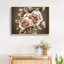 Lade das Bild in den Galerie-Viewer, Blume - voller quadratischer Diamant - 50x40cm