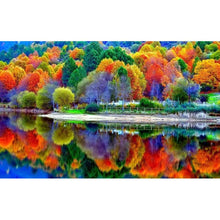 Lade das Bild in den Galerie-Viewer, Seebaumschatten? - voller quadratischer Diamant - 50x40cm