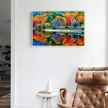 Lade das Bild in den Galerie-Viewer, Seebaumschatten? - voller quadratischer Diamant - 50x40cm