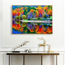 Lade das Bild in den Galerie-Viewer, Seebaumschatten? - voller quadratischer Diamant - 50x40cm