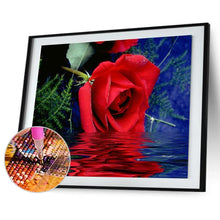 Lade das Bild in den Galerie-Viewer, Blume - voller runder Diamant - 40x30cm