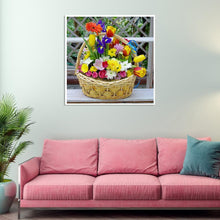 Lade das Bild in den Galerie-Viewer, Blumen - voller runder Diamant - 30x30cm
