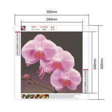 Lade das Bild in den Galerie-Viewer, Blumen - voller runder Diamant - 30x30cm