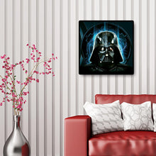 Lade das Bild in den Galerie-Viewer, Schwarzer Krieger - voller runder Diamant - 30x30cm