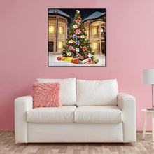 Lade das Bild in den Galerie-Viewer, Weihnachtsbaum Xmas - voller runder Diamant - 30x30cm