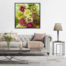 Lade das Bild in den Galerie-Viewer, Blumen - voller runder Diamant - 30x30cm