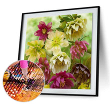 Lade das Bild in den Galerie-Viewer, Blumen - voller runder Diamant - 30x30cm