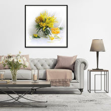 Lade das Bild in den Galerie-Viewer, Blumen - voller runder Diamant - 30x30cm