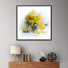 Lade das Bild in den Galerie-Viewer, Blumen - voller runder Diamant - 30x30cm