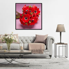 Lade das Bild in den Galerie-Viewer, Blumen - voller runder Diamant - 30x30cm