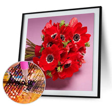Lade das Bild in den Galerie-Viewer, Blumen - voller runder Diamant - 30x30cm