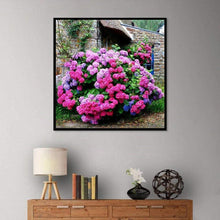 Lade das Bild in den Galerie-Viewer, Blumen - voller runder Diamant - 30x30cm