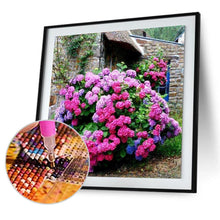 Lade das Bild in den Galerie-Viewer, Blumen - voller runder Diamant - 30x30cm