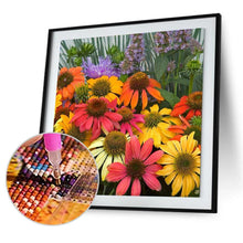Lade das Bild in den Galerie-Viewer, Blumen - voller runder Diamant - 30x30cm