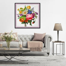 Lade das Bild in den Galerie-Viewer, Blumen - voller runder Diamant - 30x30cm