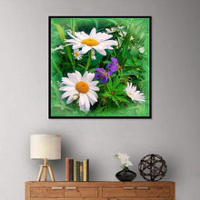 Lade das Bild in den Galerie-Viewer, Blumen - voller runder Diamant - 30x30cm