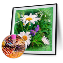 Lade das Bild in den Galerie-Viewer, Blumen - voller runder Diamant - 30x30cm