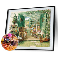 Lade das Bild in den Galerie-Viewer, Garten - voller quadratischer Diamant - 50x40cm