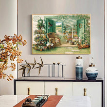 Lade das Bild in den Galerie-Viewer, Garten - voller quadratischer Diamant - 50x40cm