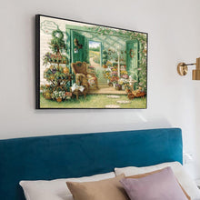 Lade das Bild in den Galerie-Viewer, Garten - voller quadratischer Diamant - 50x40cm