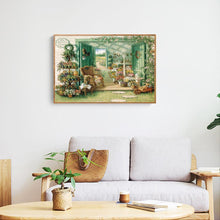 Lade das Bild in den Galerie-Viewer, Garten - voller quadratischer Diamant - 50x40cm