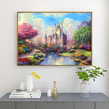 Lade das Bild in den Galerie-Viewer, Schloss - voller quadratischer Diamant - 40x50cm