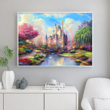 Lade das Bild in den Galerie-Viewer, Schloss - voller quadratischer Diamant - 40x50cm