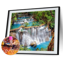 Lade das Bild in den Galerie-Viewer, Wasserfall - voller quadratischer Diamant - 50x40cm