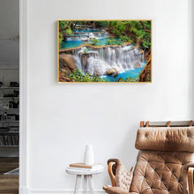 Lade das Bild in den Galerie-Viewer, Wasserfall - voller quadratischer Diamant - 50x40cm
