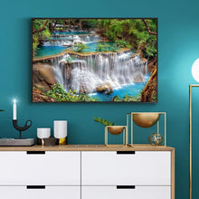 Lade das Bild in den Galerie-Viewer, Wasserfall - voller quadratischer Diamant - 50x40cm