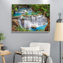 Lade das Bild in den Galerie-Viewer, Wasserfall - voller quadratischer Diamant - 50x40cm