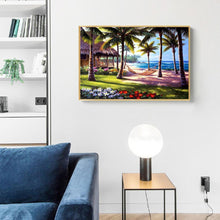 Lade das Bild in den Galerie-Viewer, Strand Kokos xmas - voller quadratischer Diamant - 50x40cm