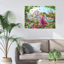 Lade das Bild in den Galerie-Viewer, Gnus und Mädchen - voller quadratischer Diamant - 50x40cm