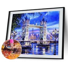 Lade das Bild in den Galerie-Viewer, Brücke - voller quadratischer Diamant - 50x40cm