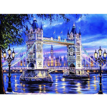 Lade das Bild in den Galerie-Viewer, Brücke - voller quadratischer Diamant - 50x40cm
