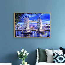Lade das Bild in den Galerie-Viewer, Brücke - voller quadratischer Diamant - 50x40cm