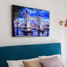 Lade das Bild in den Galerie-Viewer, Brücke - voller quadratischer Diamant - 50x40cm