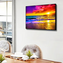 Lade das Bild in den Galerie-Viewer, Strand - voller quadratischer Diamant - 50x40cm