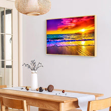 Lade das Bild in den Galerie-Viewer, Strand - voller quadratischer Diamant - 50x40cm