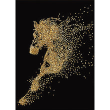 Lade das Bild in den Galerie-Viewer, Pferd - voller runder Diamant - 40x50cm