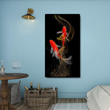 Lade das Bild in den Galerie-Viewer, Fisch - volle Runde Diamant-Malerei - 85x45cm