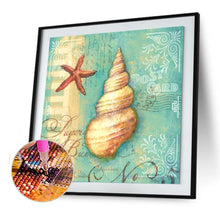 Lade das Bild in den Galerie-Viewer, Conch - voller runder Diamant - 40x40cm