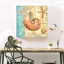 Lade das Bild in den Galerie-Viewer, Conch - voller runder Diamant - 40x40cm