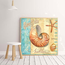 Lade das Bild in den Galerie-Viewer, Conch - voller runder Diamant - 40x40cm