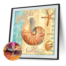 Lade das Bild in den Galerie-Viewer, Conch - voller runder Diamant - 40x40cm