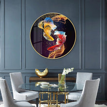 Lade das Bild in den Galerie-Viewer, Fisch - voller runder Diamant - 40x40cm