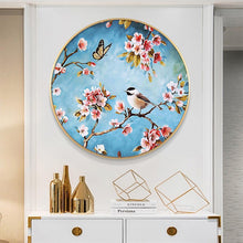 Lade das Bild in den Galerie-Viewer, Zweig Vogel - voller runder Diamant - 40x40cm