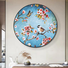 Lade das Bild in den Galerie-Viewer, Zweig Vogel - voller runder Diamant - 40x40cm