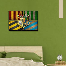 Lade das Bild in den Galerie-Viewer, Abzeichen - voller runder Diamant - 40x30cm